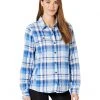 L.L.Bean Shirts & Tops Fleece Lined Flannel Shirt Snap Front Plaid