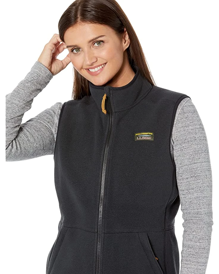 L.L.Bean Coats & Outerwear Petite Mountain Classic Fleece Vest - Image 3