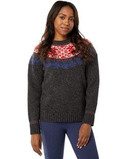 L.L.Bean Sweaters Bean's Classic Ragg Wool Sweater Crew Neck Pullover Fair Isle