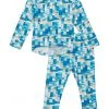 L.L.Bean Kids' Sets Wicked Warm Midweight Underwear Set Print (Toddler)