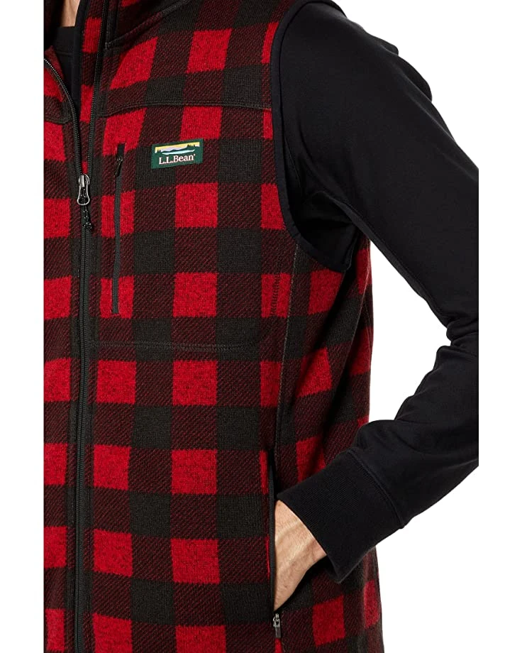 L.L.Bean Sweaters Sweater Fleece Vest Printed - Image 3