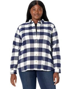 L.L.Bean Shirts & Tops Organic Flannel Shirt Plaid