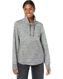 L.L.Bean Hoodies & Sweatshirts Petite Bean's Cozy Mixed Knits Pullover Marled