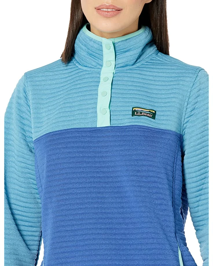 L.L.Bean Hoodies & Sweatshirts Airlight Knit Pullover Color-Block - Image 3