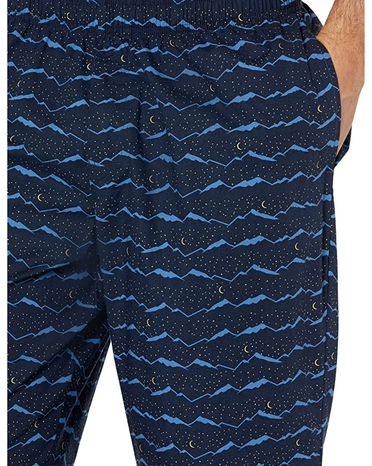 L.L.Bean Sleepwear Comfort Stretch Woven Sleep Pant Men's Short - Image 3