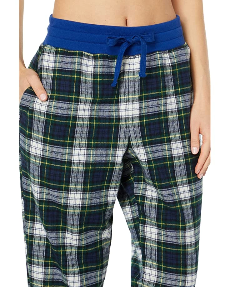 L.L.Bean Sleepwear Scotch Plaid Flannel Sleep Joggers - Image 3